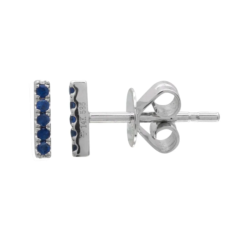 14K Yellow Gold Mini Gemstone Ear Crawler