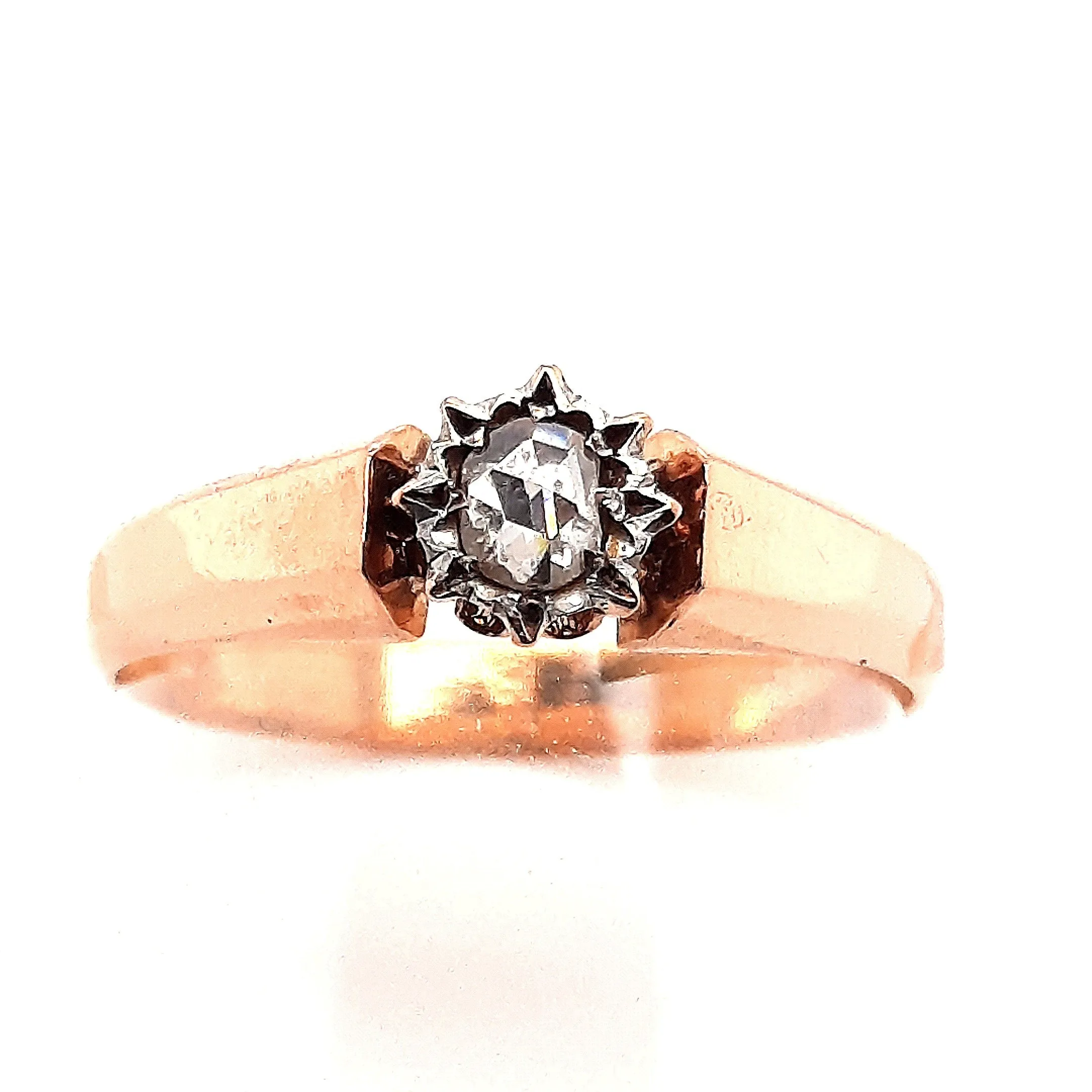 18ct Rose Gold Diamond Ring