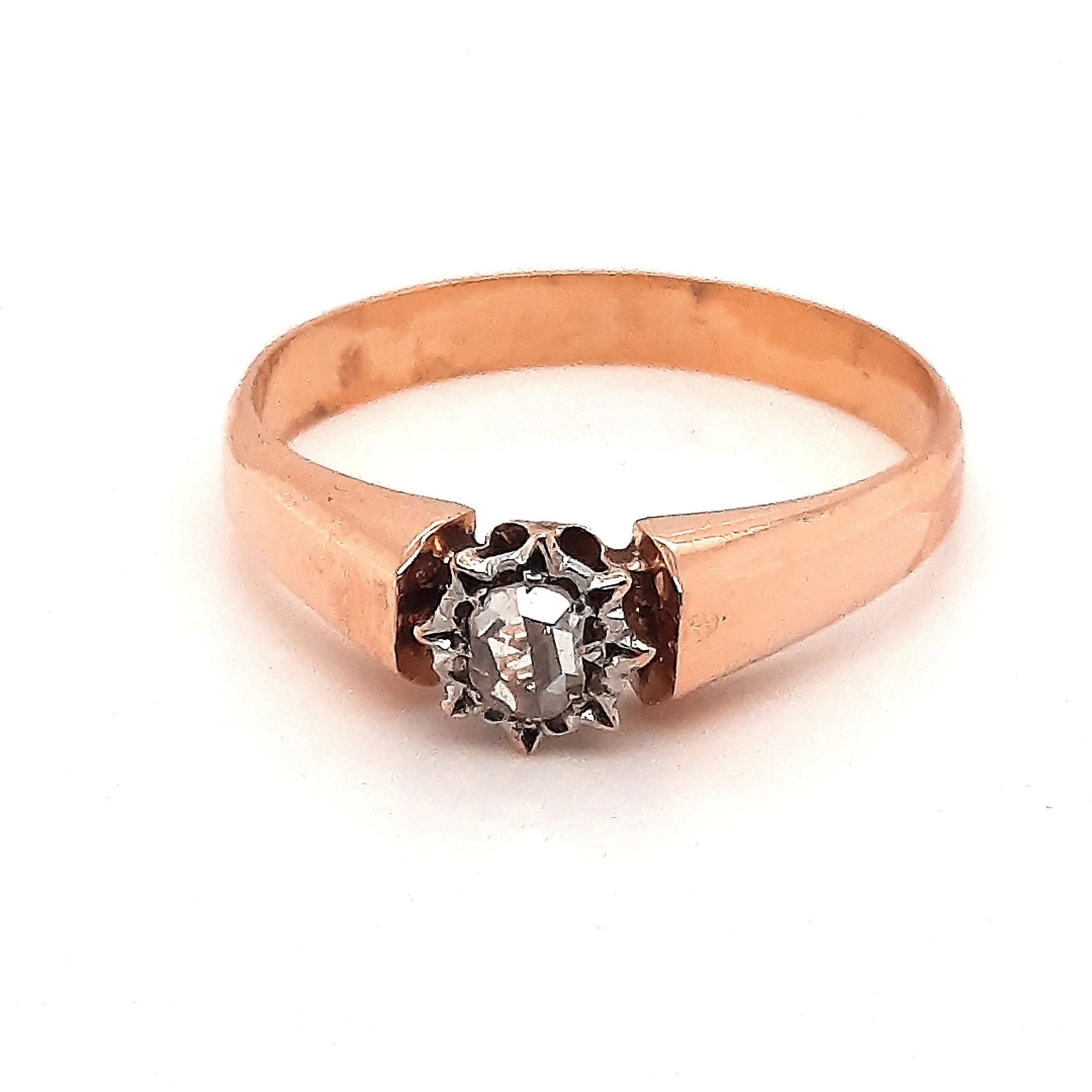 18ct Rose Gold Diamond Ring