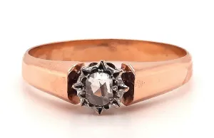 18ct Rose Gold Diamond Ring