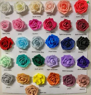 200pcs ~ Real Touch Foam Roses Wholesale Bulk RT-200