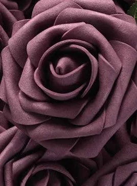 200pcs ~ Real Touch Foam Roses Wholesale Bulk RT-200