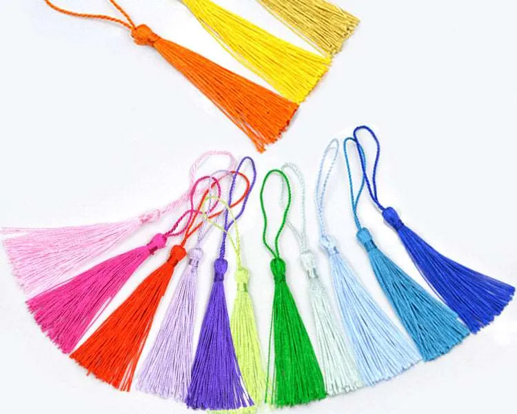 3 Pieces Colorful Tassels for DIY Bookmark Resin Moulds Jewelry DIY Craft