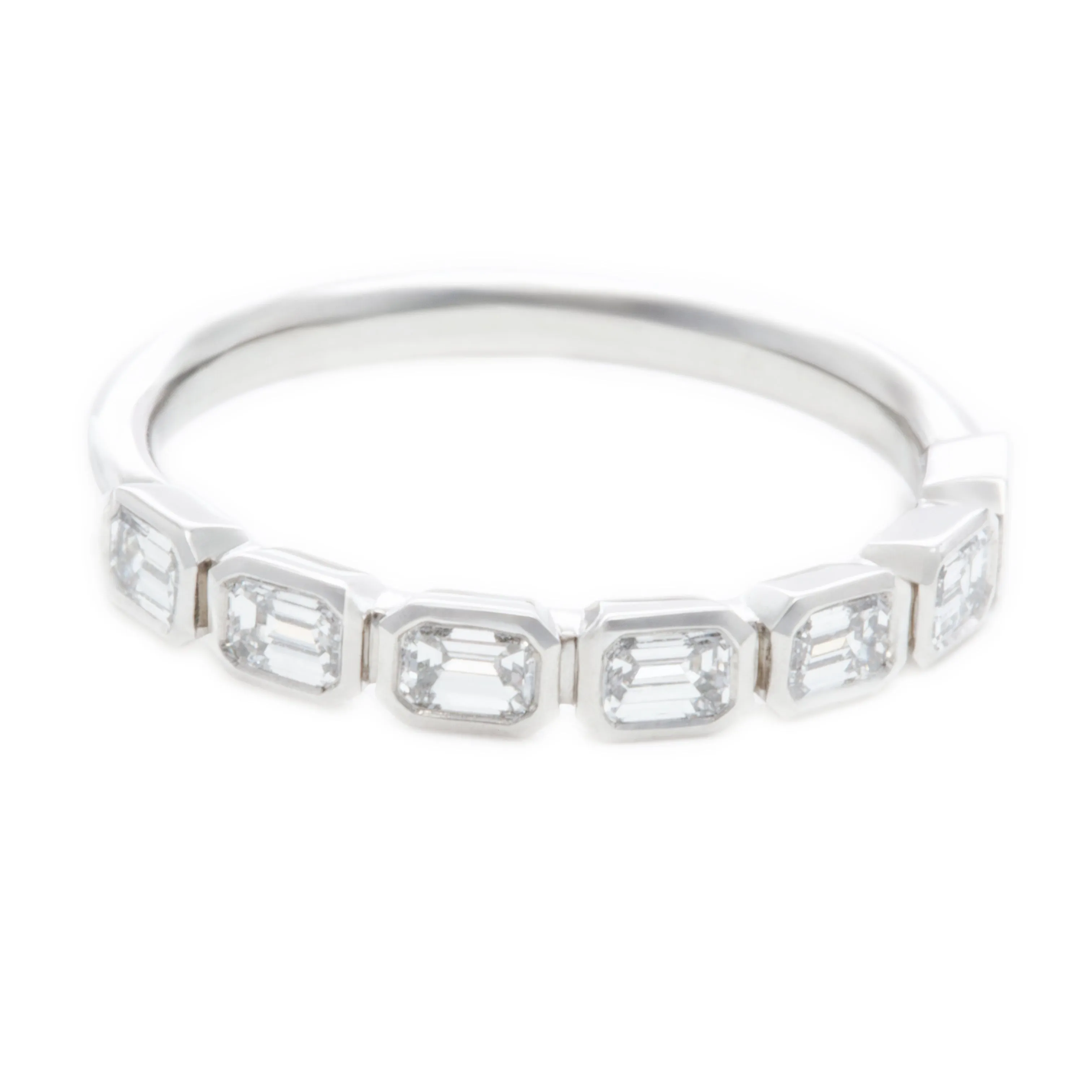 .76ct 18k Platinum Diamond Band