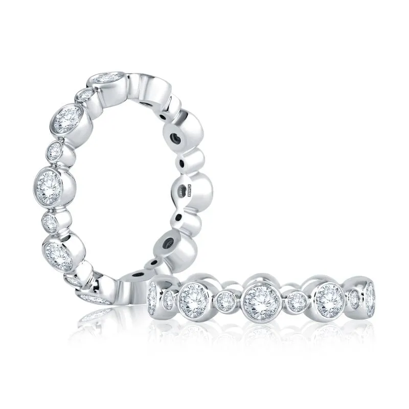 A.Jaffe Stackable Rings Bubble Diamond Band WR0860/106