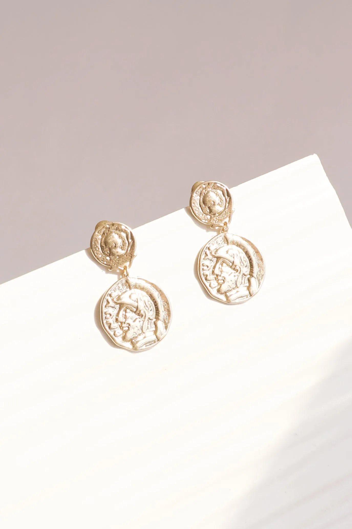 Antique Coin Earrings