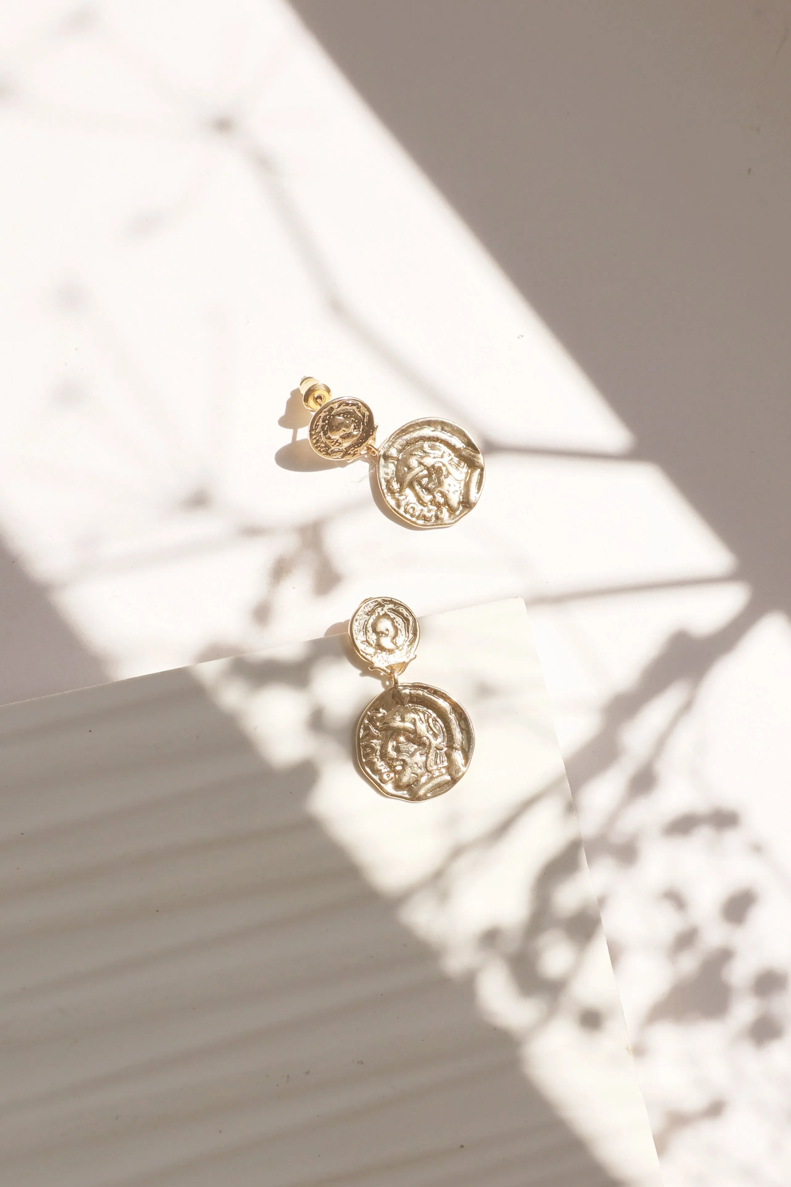 Antique Coin Earrings