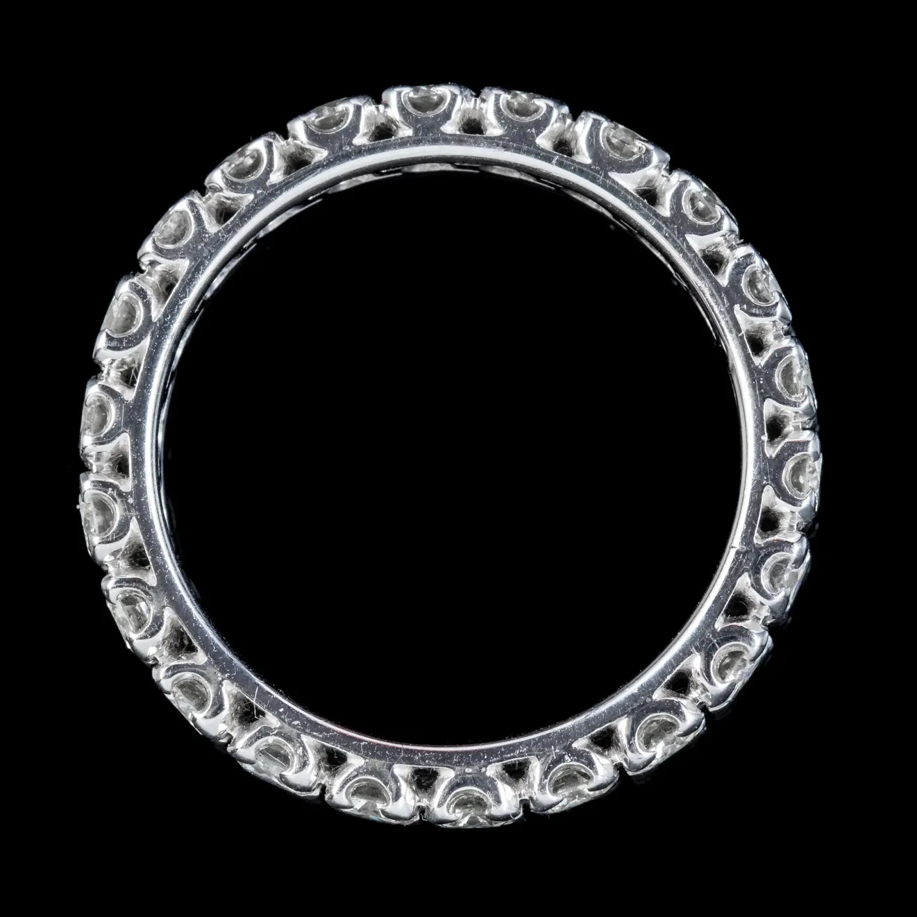 Antique Edwardian Diamond Full Eternity Ring 2.50ct Of Diamond Circa 1915