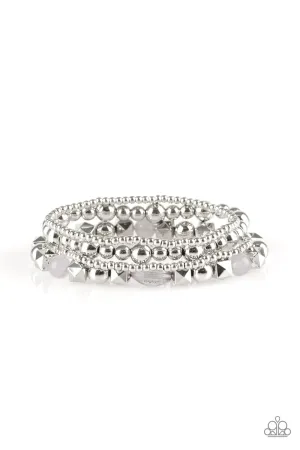 Babe-alicious - Silver Bracelet - Paparazzi Accessories