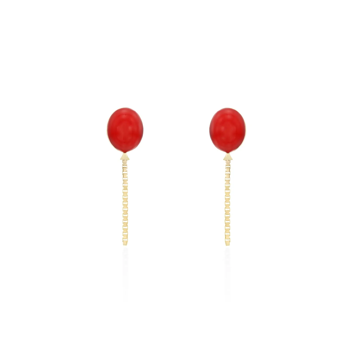 Balloon Gold Earring