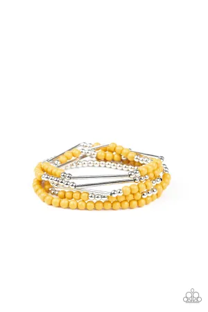 BEAD Between The Lines - Yellow bracelet