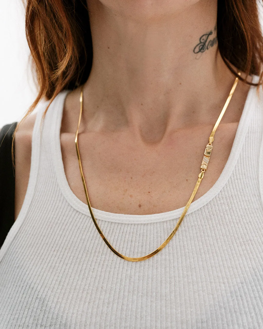 BF Herringbone Chain- Gold