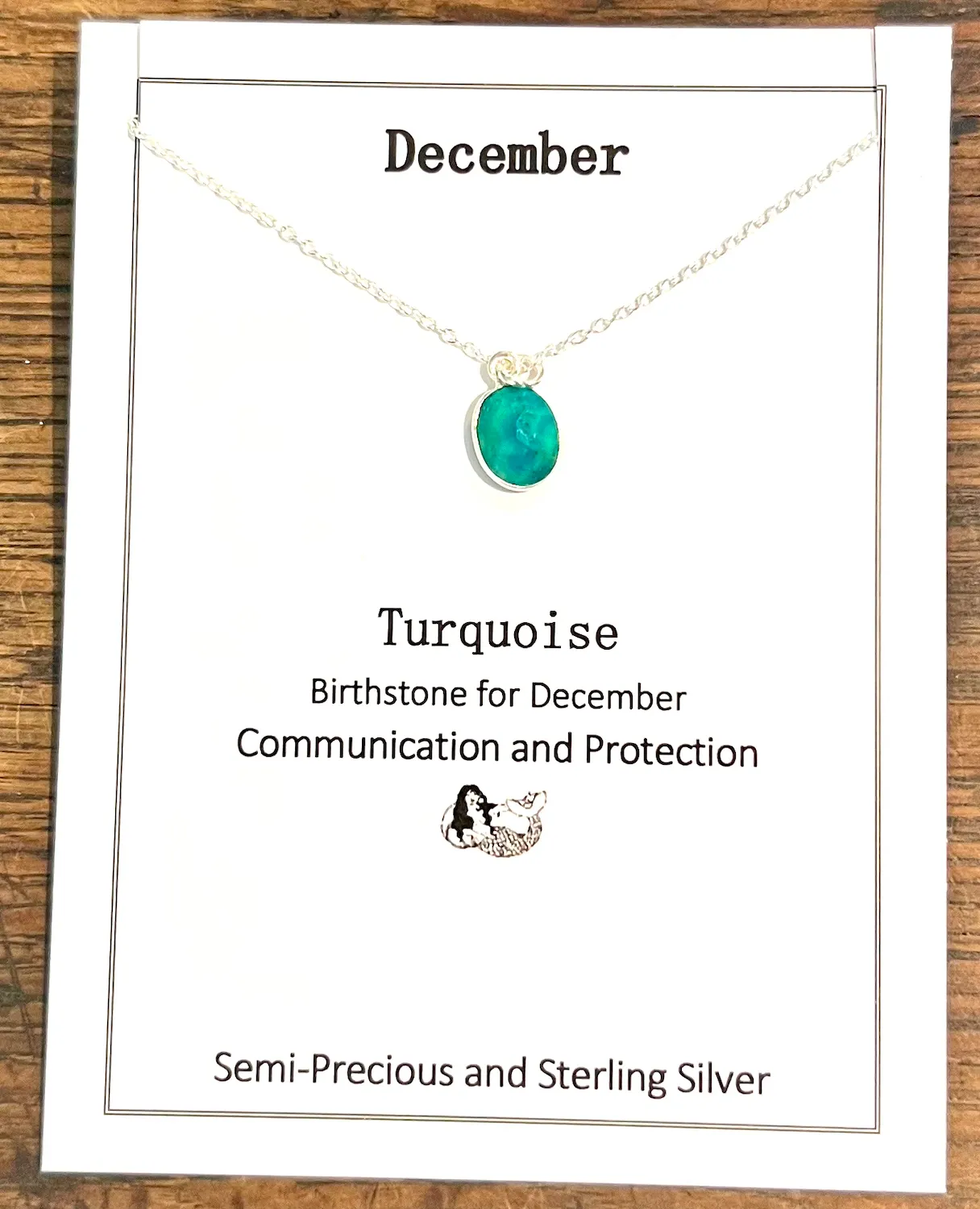 Birthstone Necklaces | Semi-precious Stone and Sterling Silver