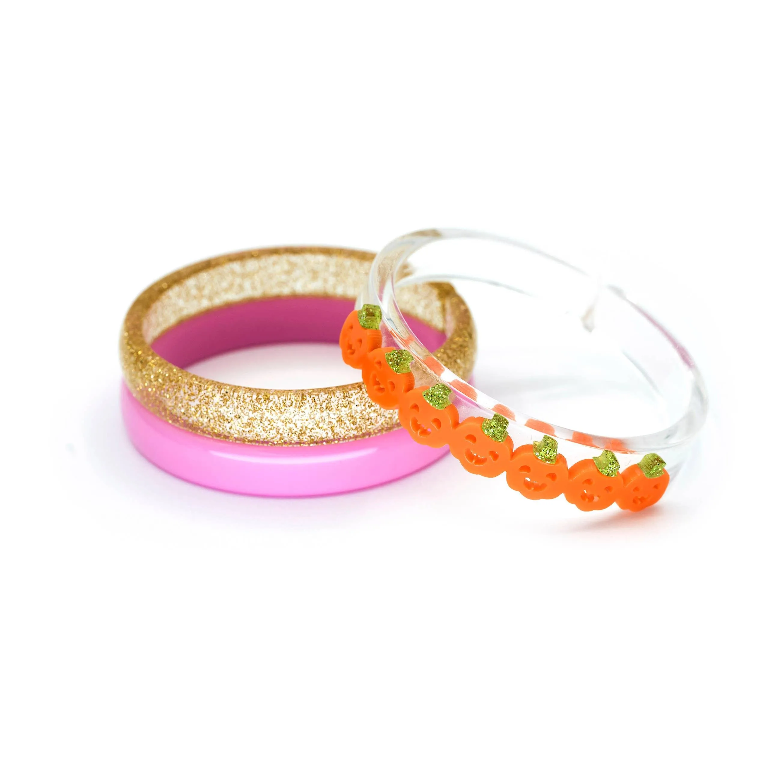 Bracelets | Multi Pumpkin Orange Bangle Set | Lilies and Roses NY