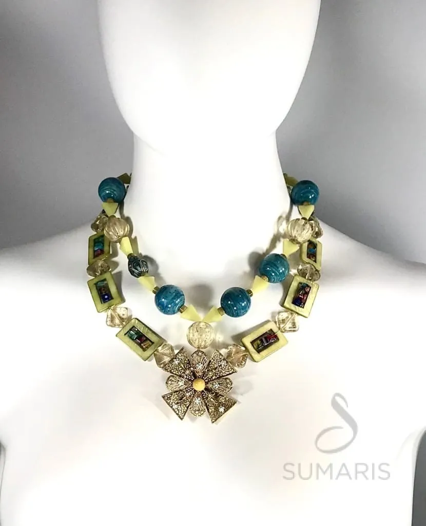 CLOISTER OOAK STATEMENT NECKLACE