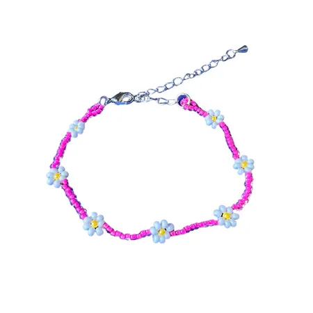 Daisy Seed Bead Bracelet - Guatemala