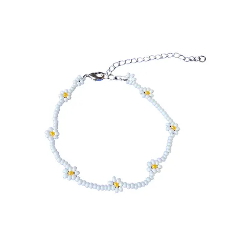 Daisy Seed Bead Bracelet - Guatemala