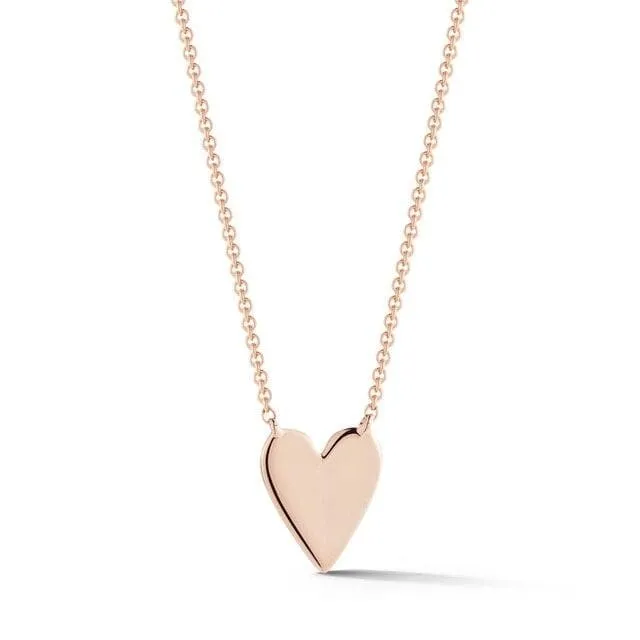 Dana Rebecca Designs DRD Heart Necklace - Rose Gold