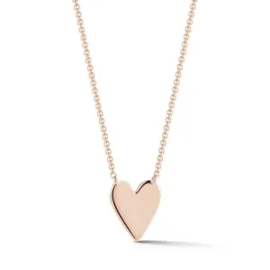 Dana Rebecca Designs DRD Heart Necklace - Rose Gold