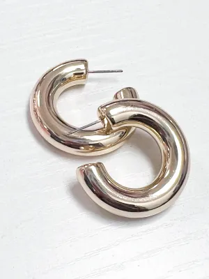 Darla - Chunky Gold Hoops