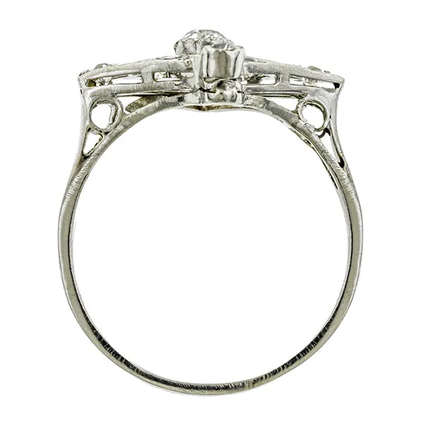 Edwardian Filigree Diamond Ring