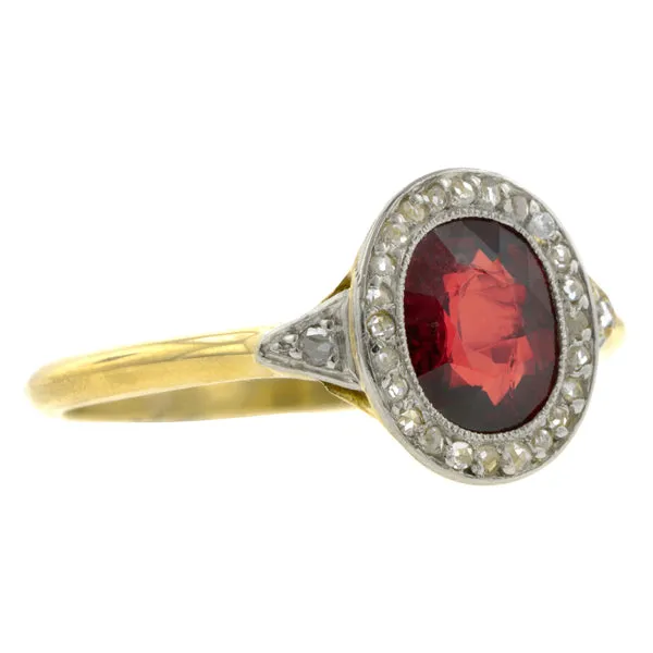 Edwardian Ruby & Diamond Ring