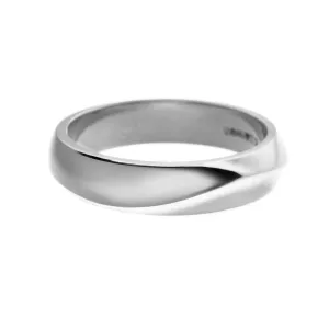 Entwined Wide Vine Wedding Ring - Platinum