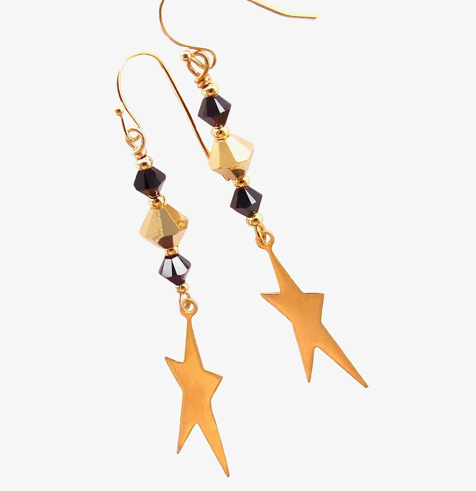 Gaga: Gold Star Earrings