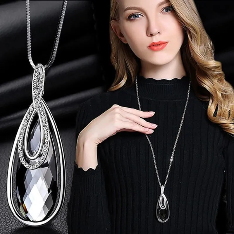 Geometric Statement Long Necklaces & Pendants