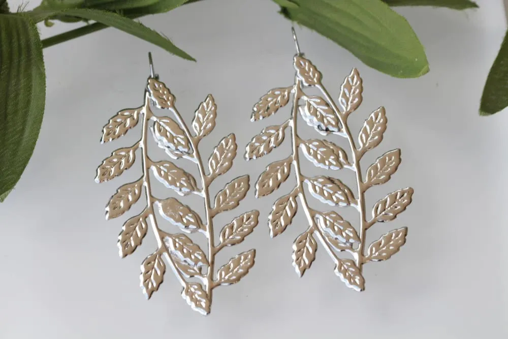 GOLD LEAF EARRINGS