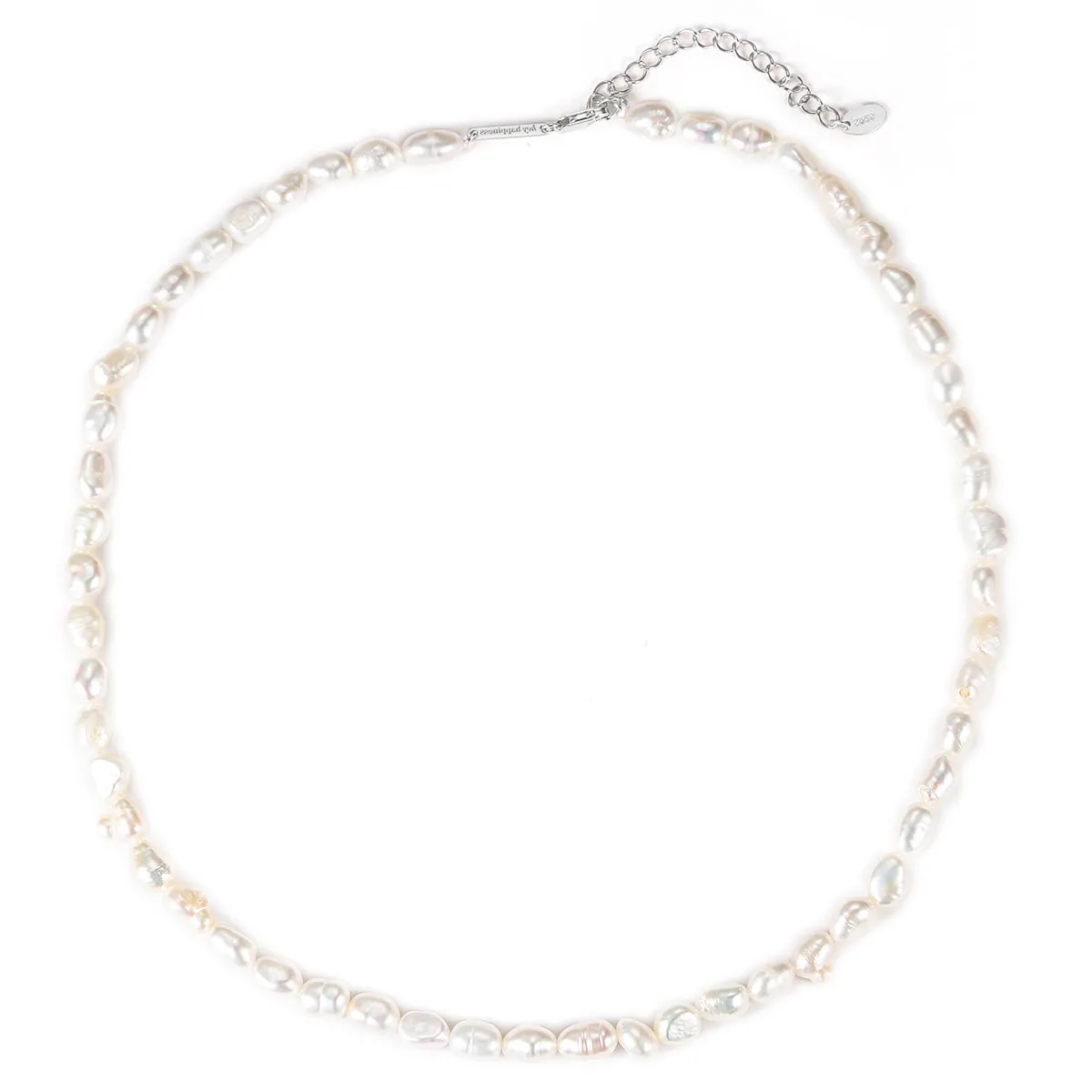 Grace Pearl Necklace Sterling Silver