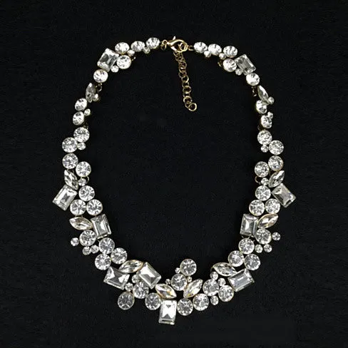 Hello Gorgeous! Diamond Crystal Statement Necklace