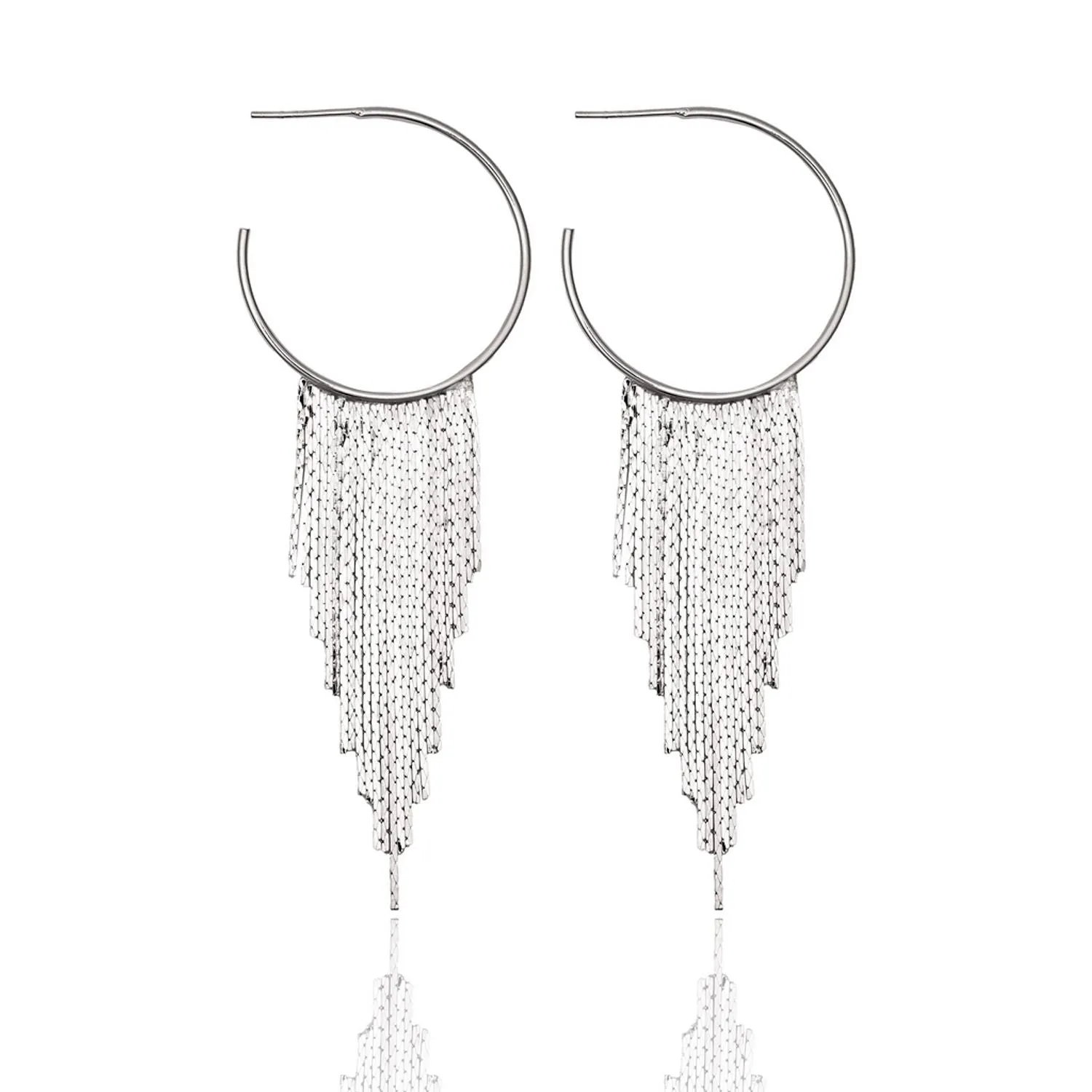 Hoop Tassel Earrings (K285)