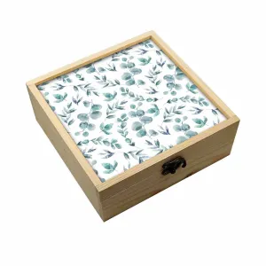 Jewellery Box Wooden Jewelry Organizer -  Beautiful Leaves