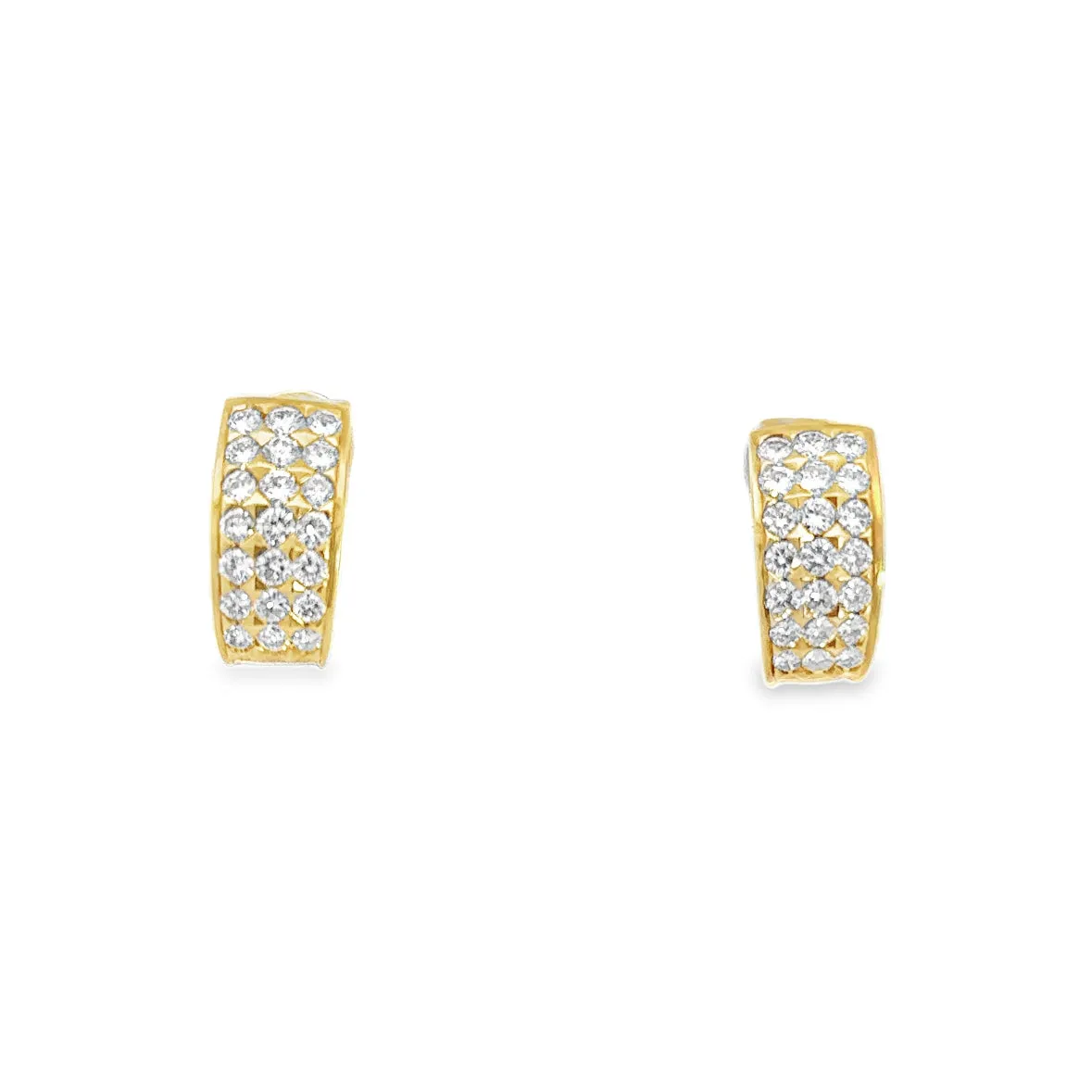 Kirkland Jewelry Estate | 18K Yellow Gold Diamond Earrings