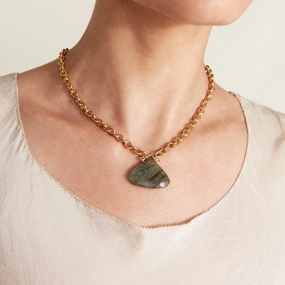 Labradorite Statement Necklace