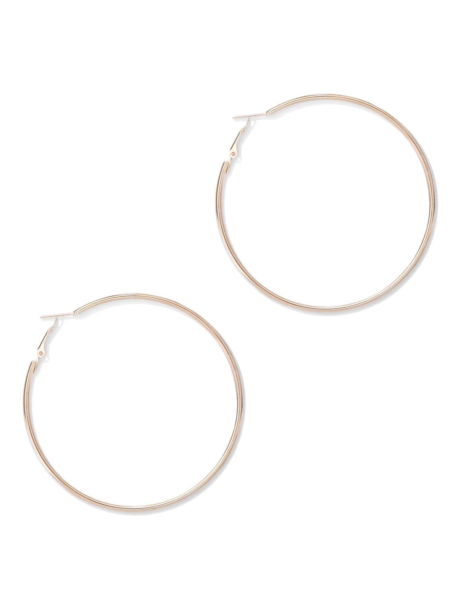 Large Goldtone Hoop Earring