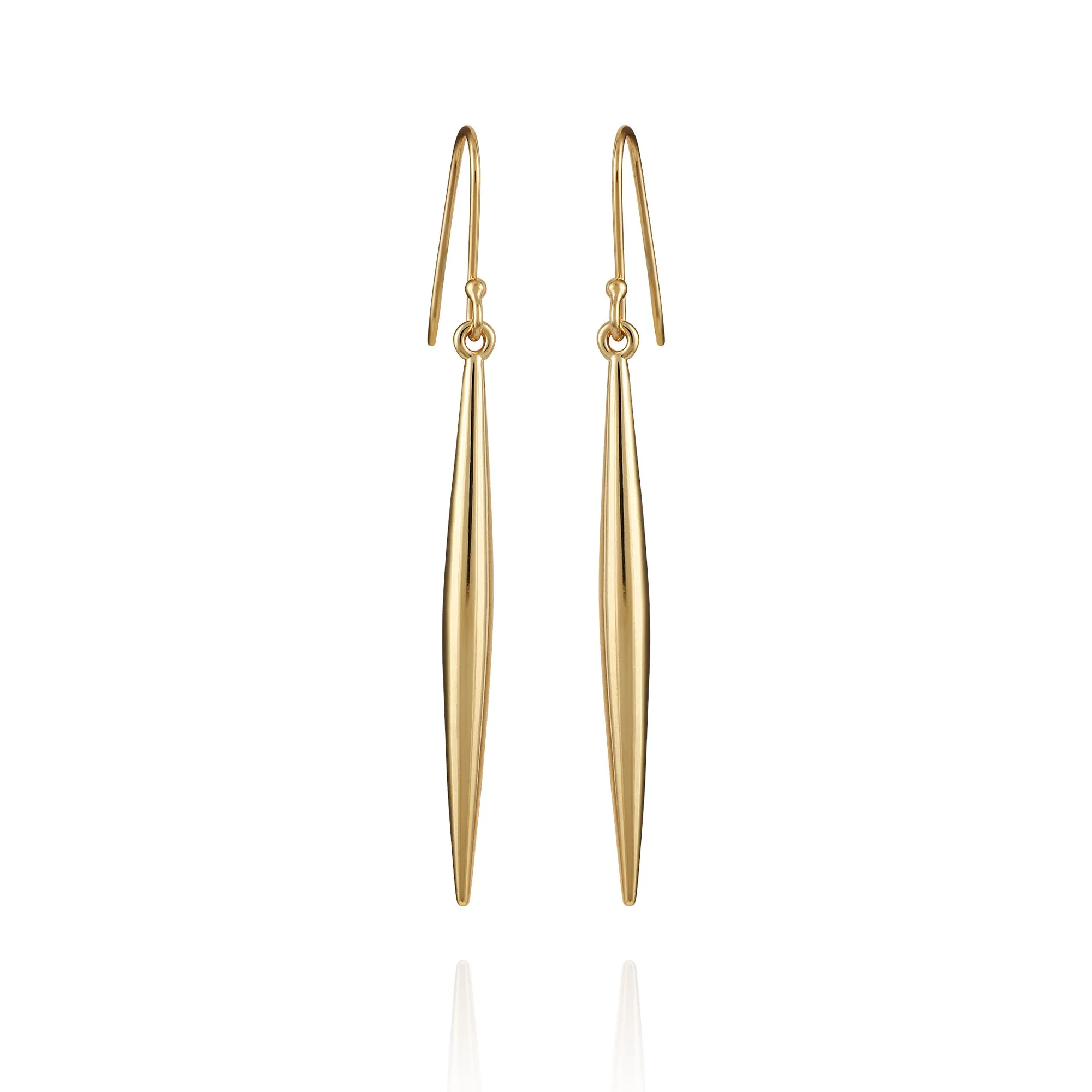 Linear Spear Drop Earrings