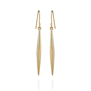 Linear Spear Drop Earrings