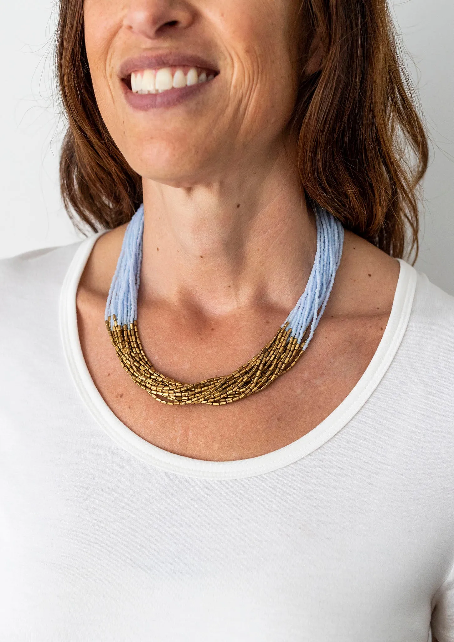 <br>Hema Necklace<br> Sky