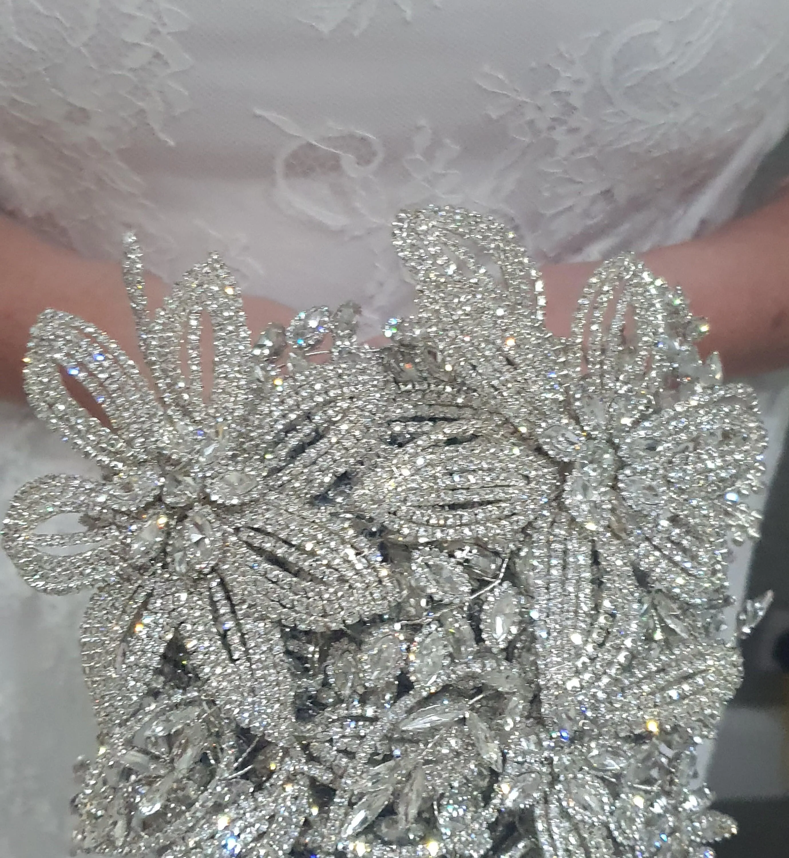 Luxury Diamante bouquet brooch  6x10 , Jewel rhinestone crystal wedding bouquet Crystal Bridal Bouquet, cascade Jewel bouquet by Crystal wedding uk