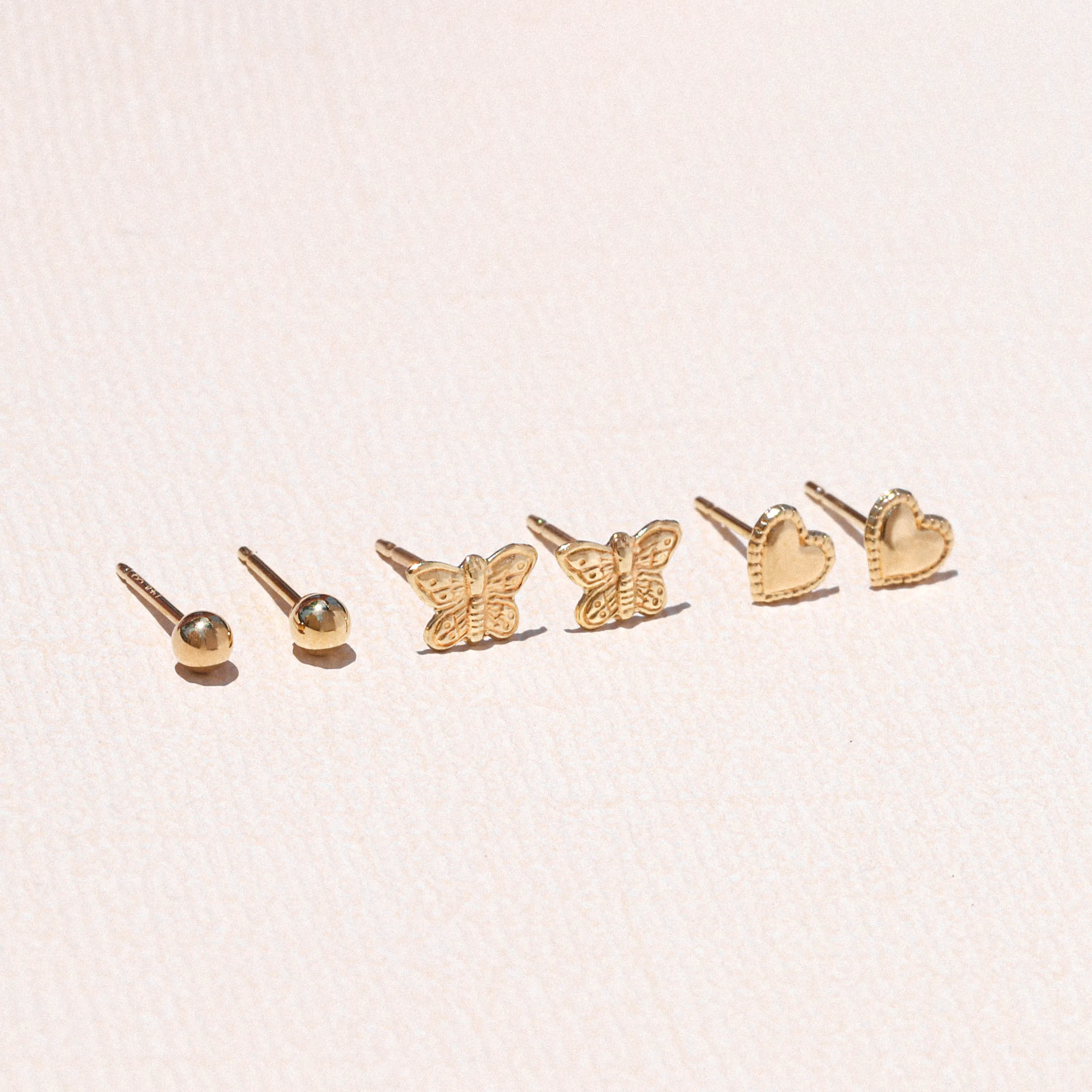 Montecito Studs - Gold Filled