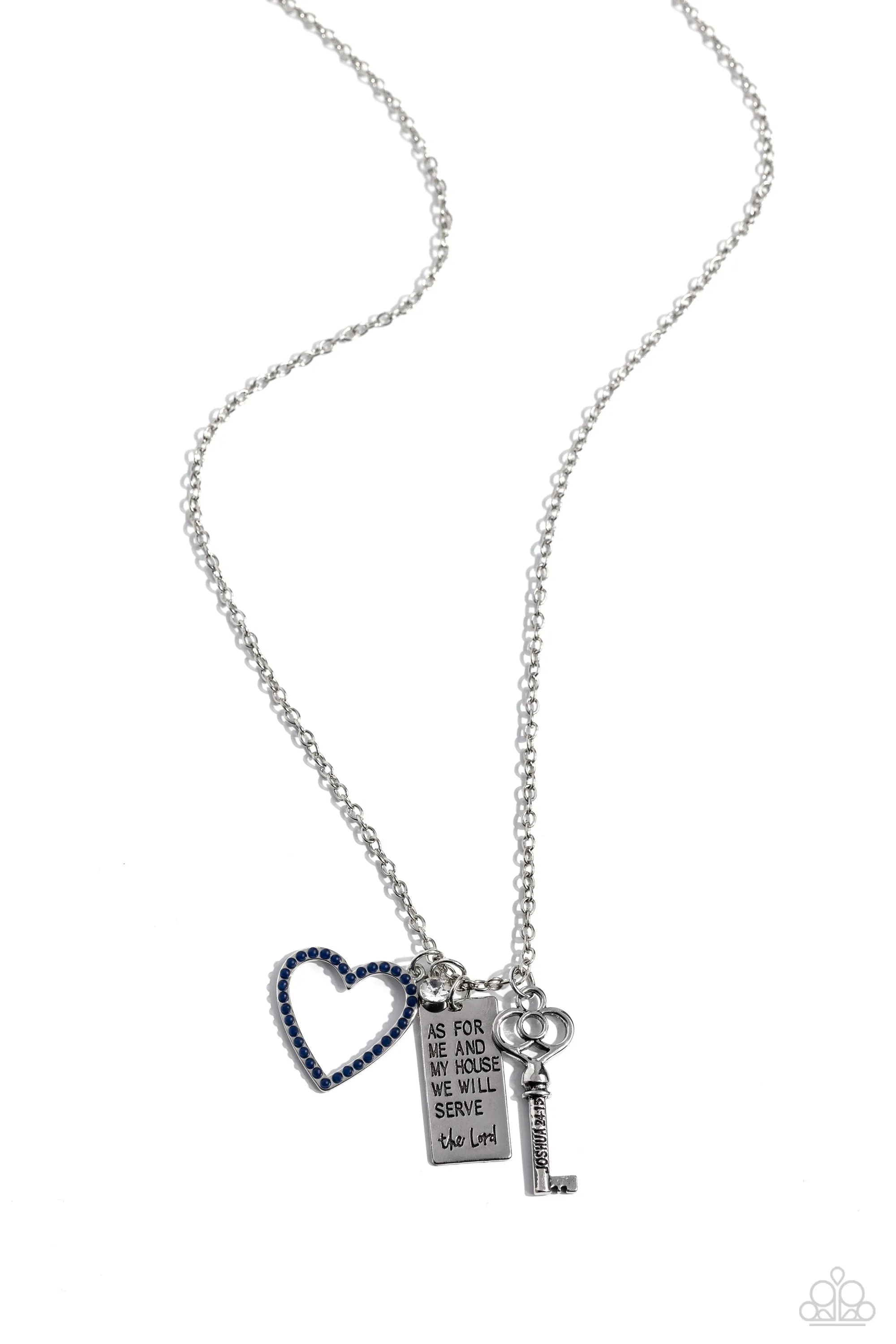 Necklaces Indulgent Belief - Blue Inspirational