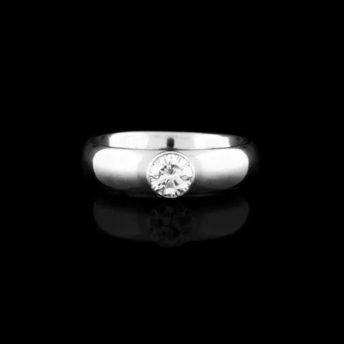 Niessing Platinum Solitaire Diamond Ring