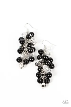 Paparazzi Earring ~ Pursuing Perfection - Black