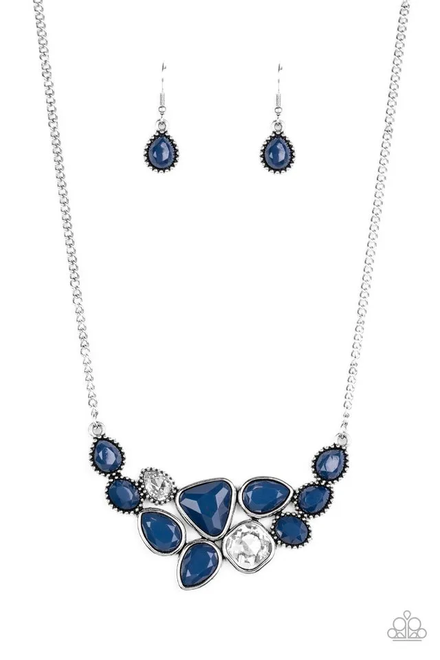 Paparazzi Necklace ~ Breathtaking Brilliance - Blue