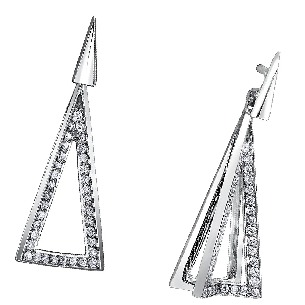 "DELLA" DIAMOND DROP EARRINGS