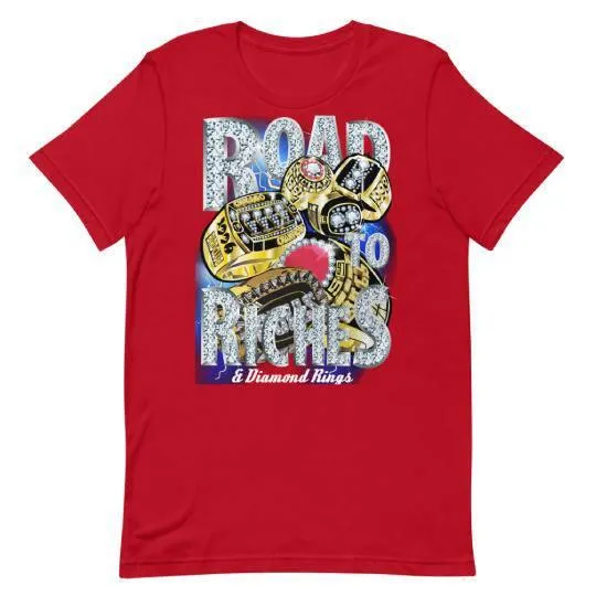 Retro 5 CHAMPIONSHIP RINGS ROAD TO RICHES SHIRT