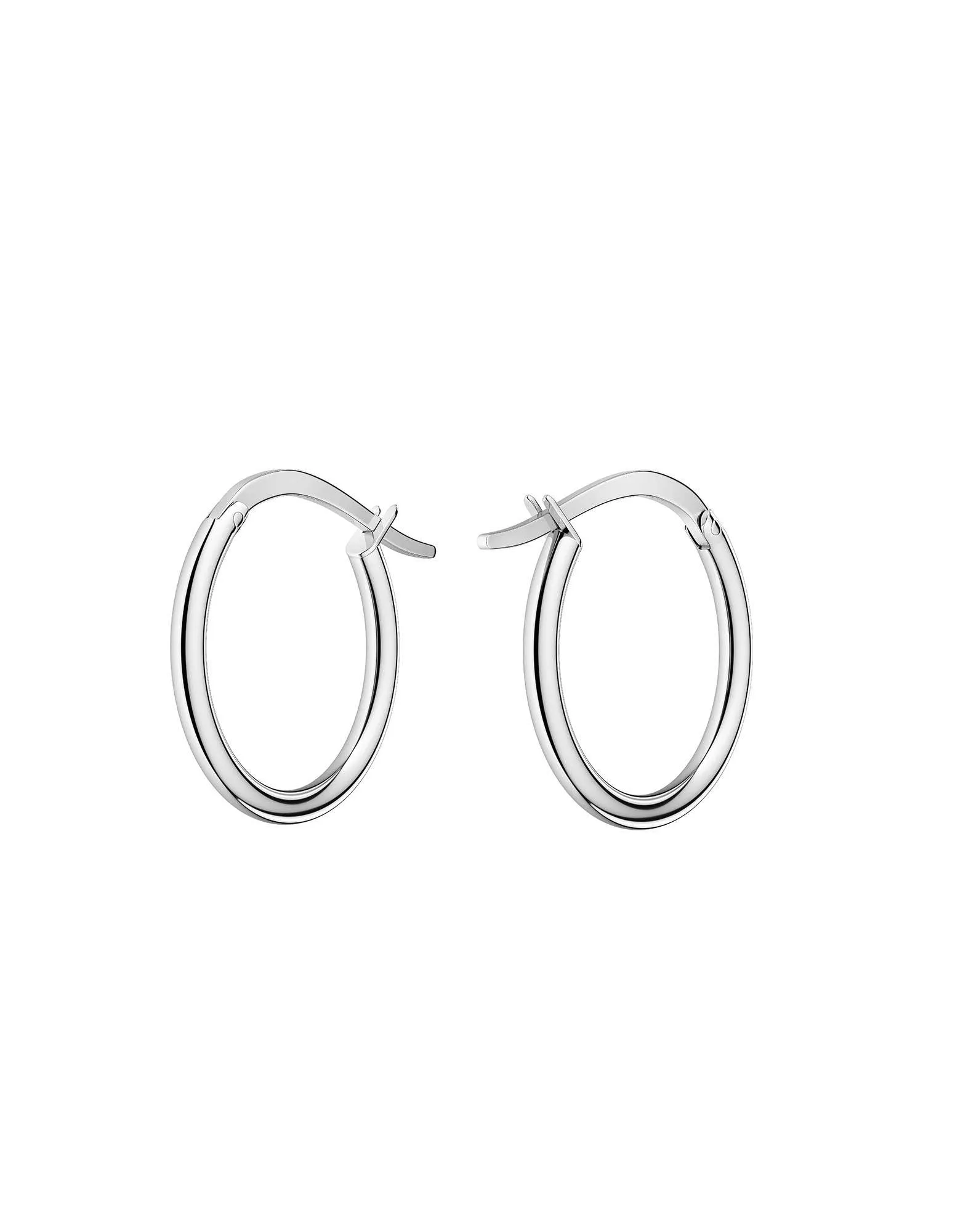 Rosefield Large Hoops Silver Earrings JELHS-J584