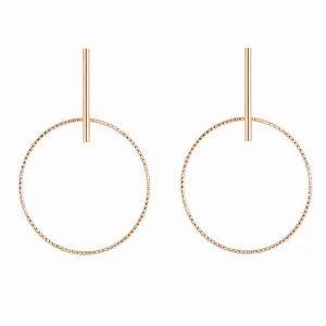 Rosegold Statement Earrings